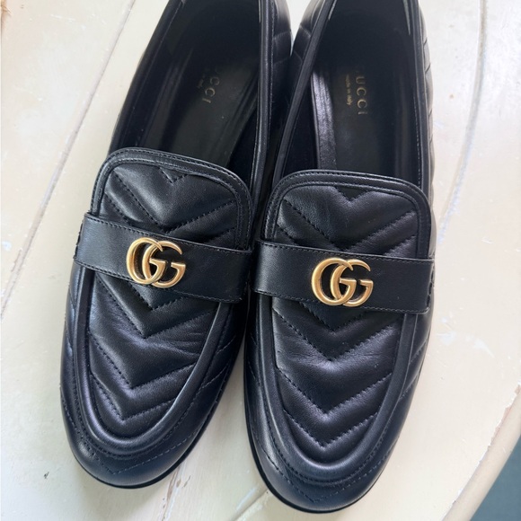 Gucci Shoes - Gucci Black Leather Loafers for Women